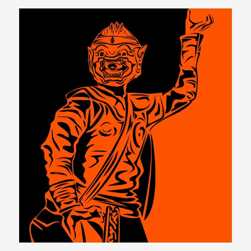 Cambodia Warrior Khmer Sword Flag I Gift
