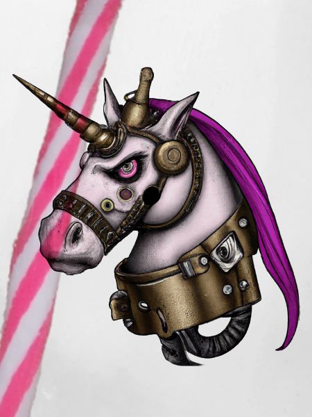 Steampunk Einhorn
