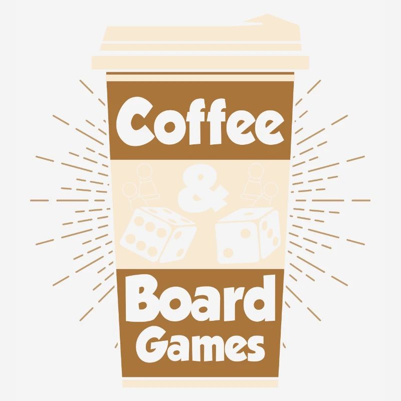 Coffee & Board Games Nerd Gamer Tabletop Player