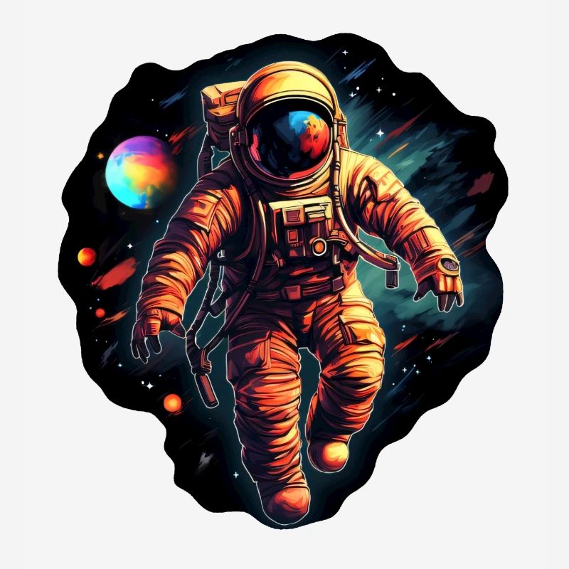 Astronaute en sortie dans l’espace