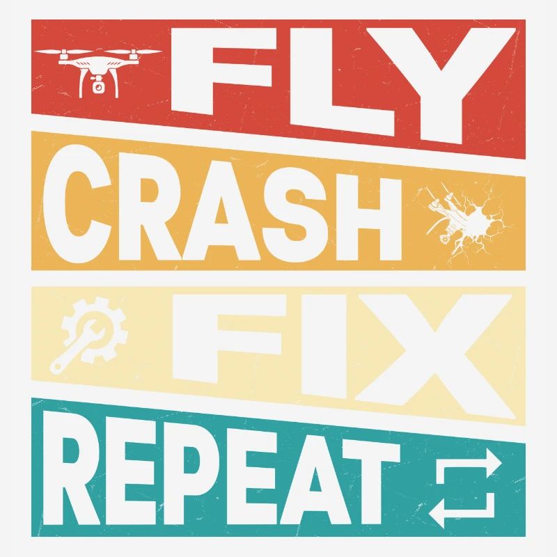 Fly crash fix Répéter le pilote de drone de vol RC