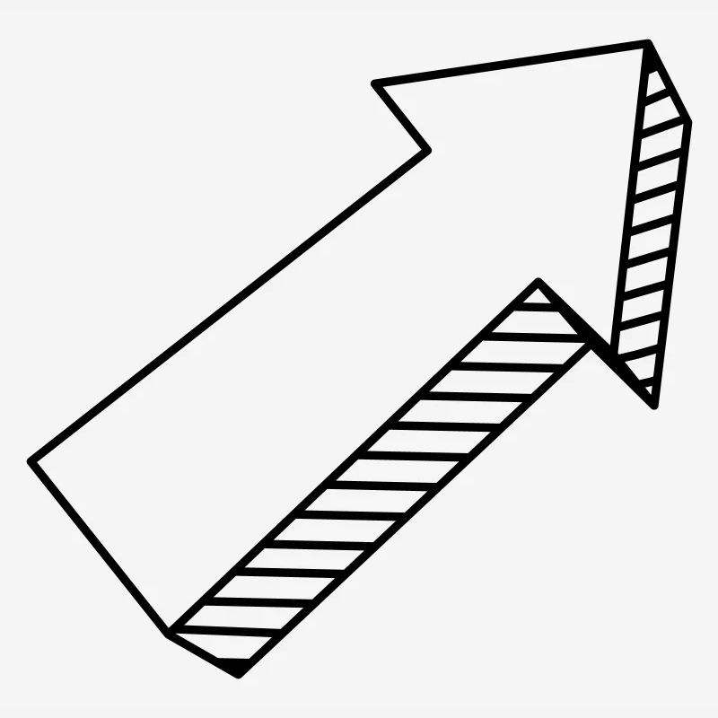 Flèche en 3D
