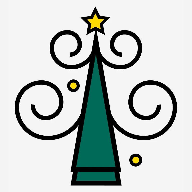 Christmas tree icon z1