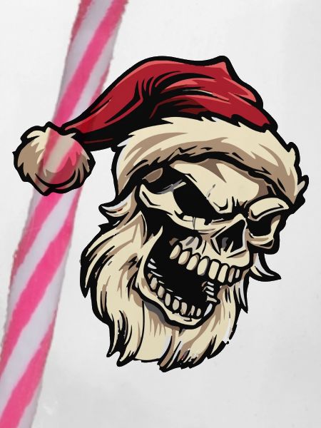 Weihnachtsmann Skull