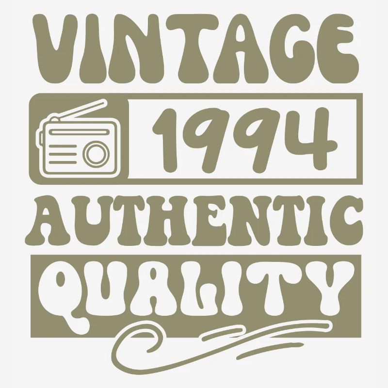 Authentic 1994 Millésime 1994 - Vintage 1994 Rétro