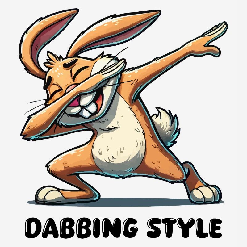Bunny Dabbing Comic