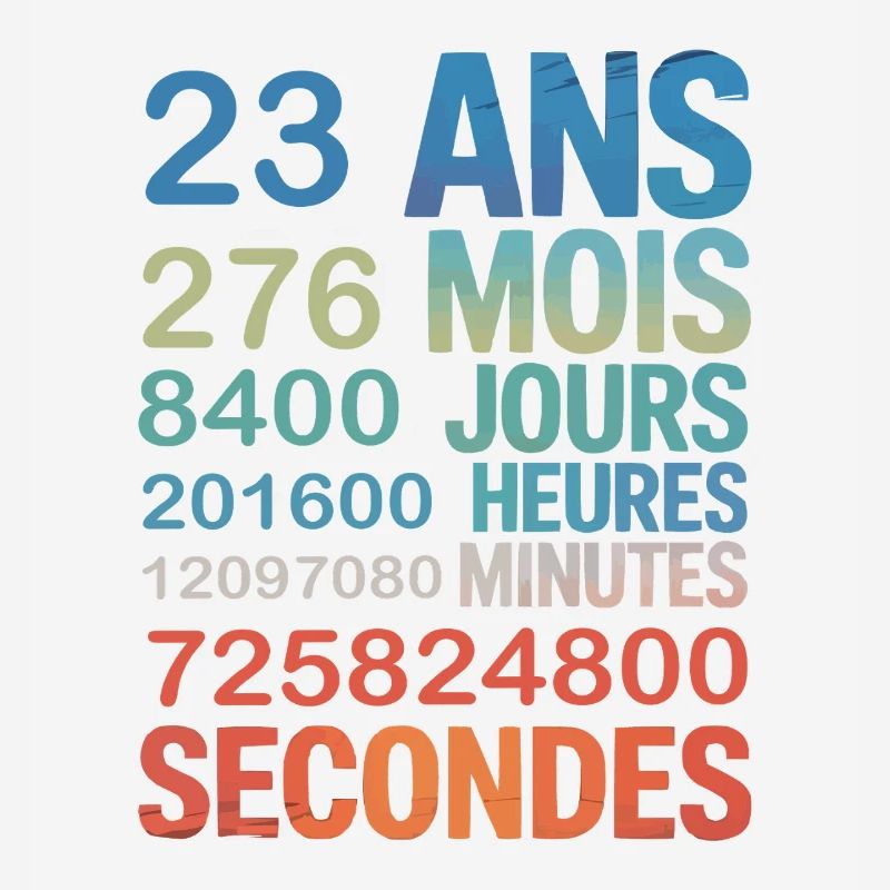 23 ans de vie – chaque seconde compte