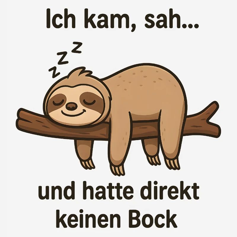 Sloth Sloth Office Work Colleague Late Riser