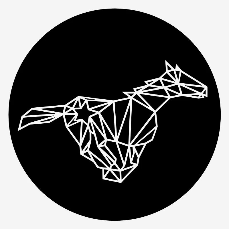 Polygon Pferd Kreis