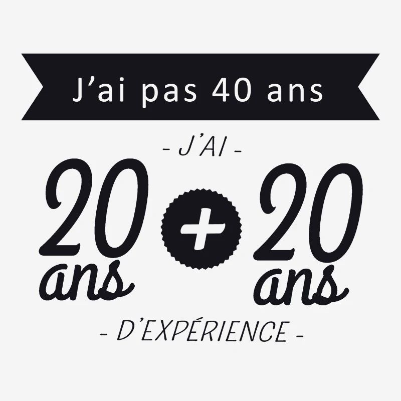 20 ans et 20 ans d'expérience