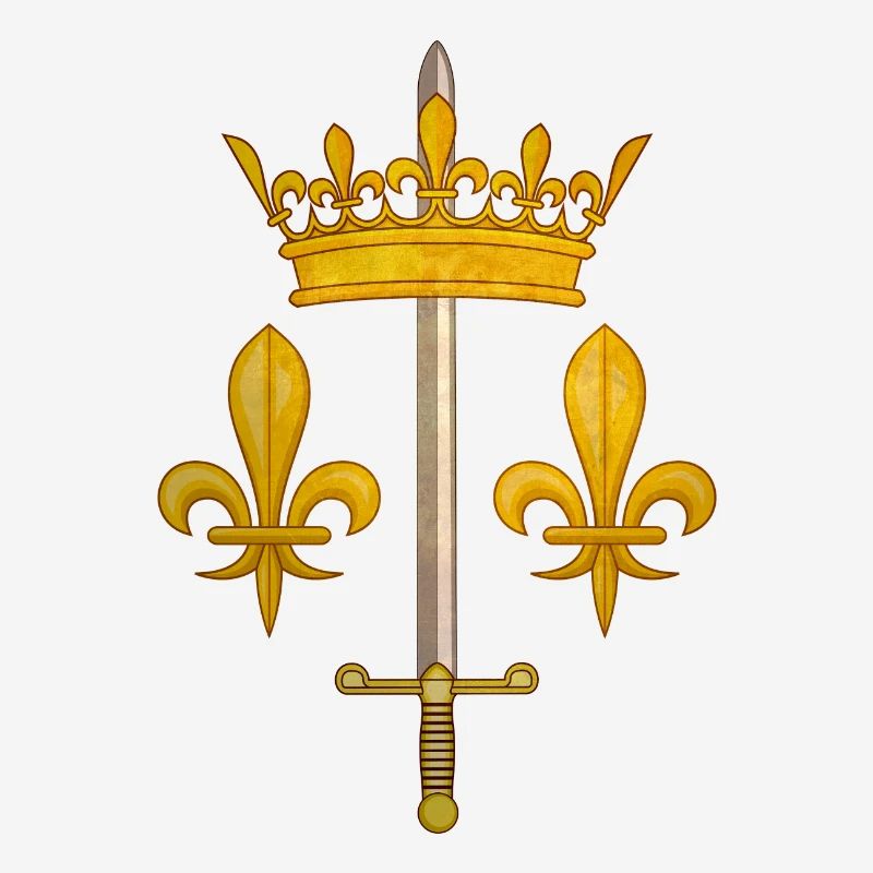 Blason sans ecu Darc du Lys