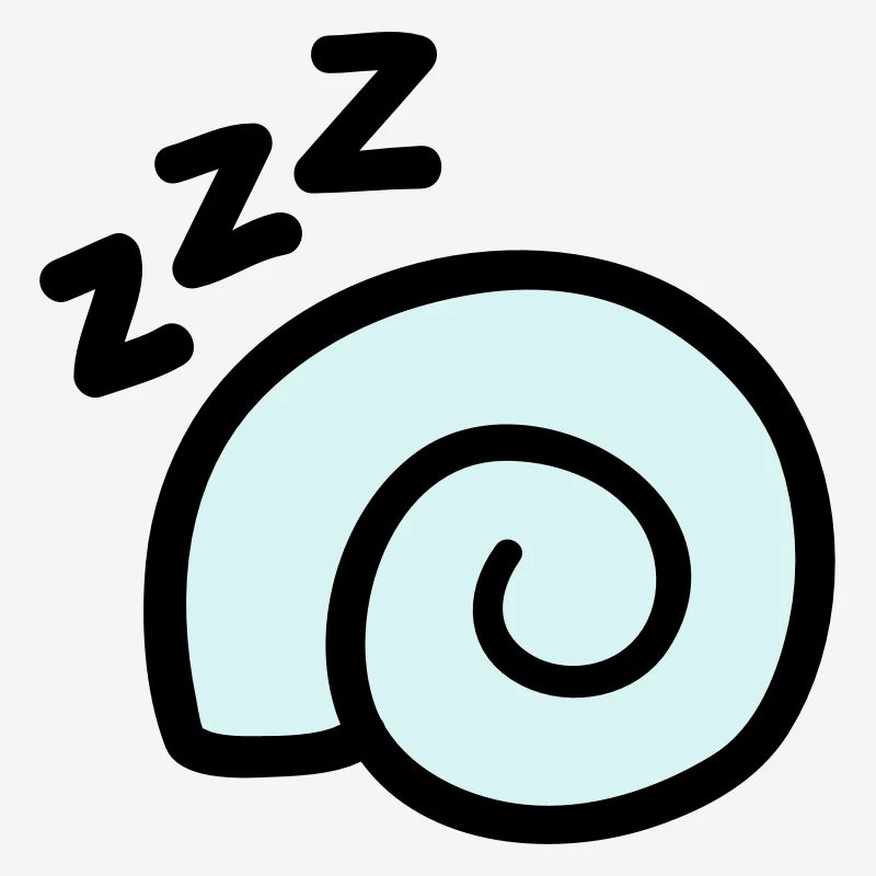 escargot Sleeping