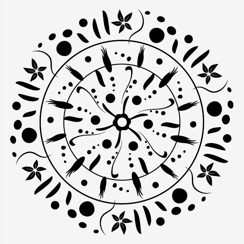 Grain Circle Pattern Gift Idea