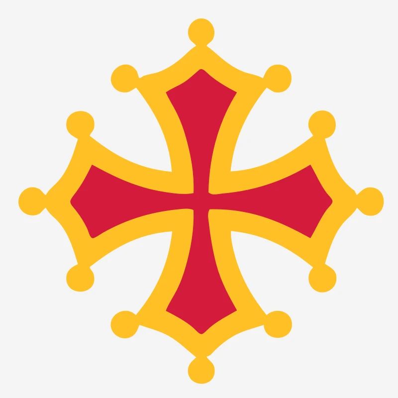 croix occitane graphique vectoriel