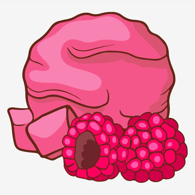Himbeeren Eis Speiseeis Eiskrem Eiscreme Kugeleis