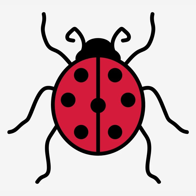 ladybug small cute cute beetle red dot