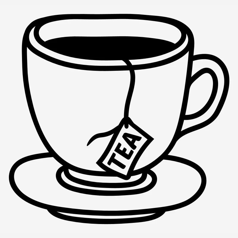 tea bag glass cup tea cane coffee drink durs