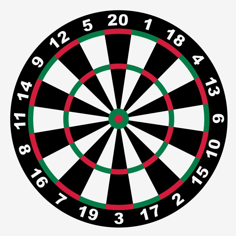 Cible de fléchettes