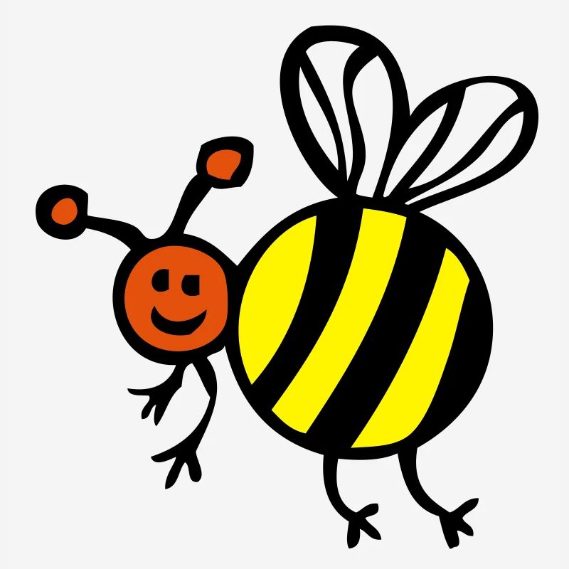 bee bee biene face Cartoon2