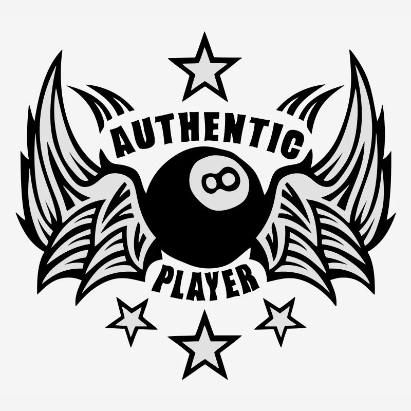 billard authentic player boule 8 noir 11