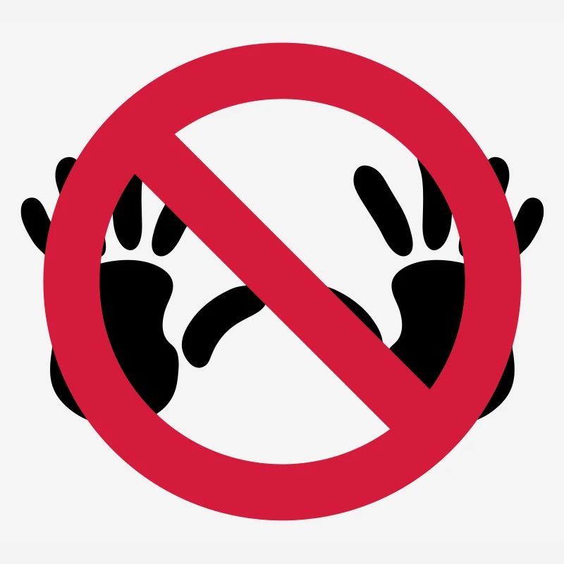 Nix grapschen SVG