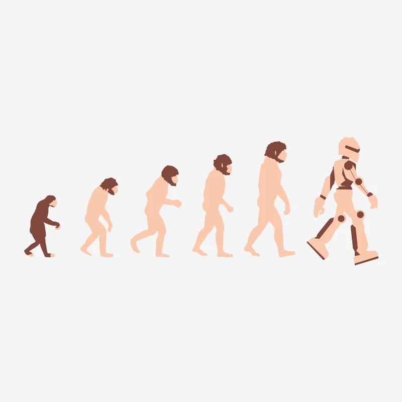 Theorie der Evolution Roboter Zukunft - Geschenkid