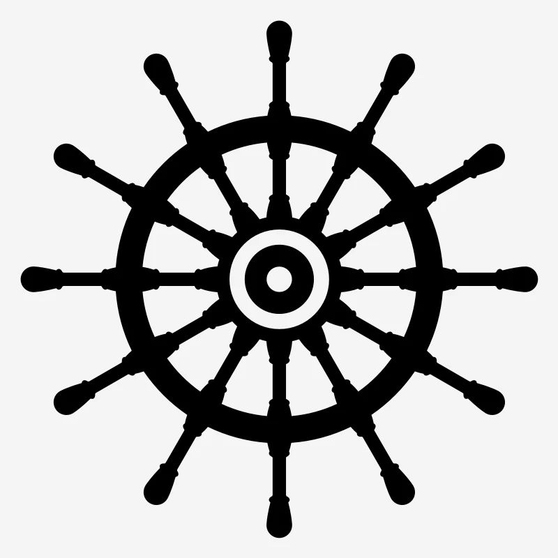 Ship Steering Wheel