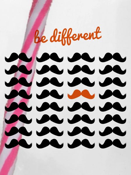 Be Different - Moustaches