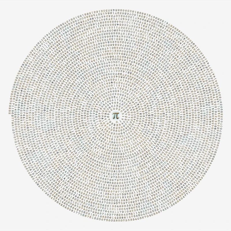 Pi mathematics gift math spiral circle irrational