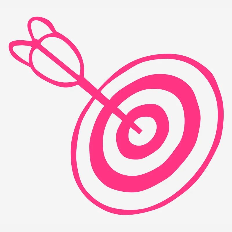 cible fleche flechette mille centre