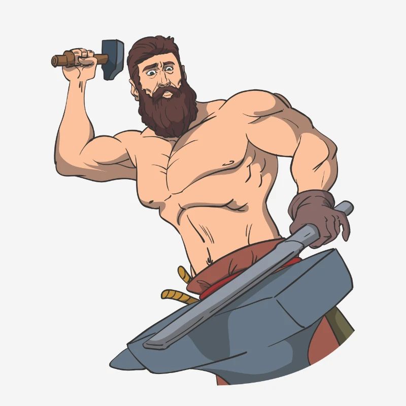 Épée de forgeron marteau d'enclume