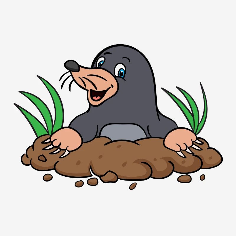 Idée cadeau de dessin animé comique Mole