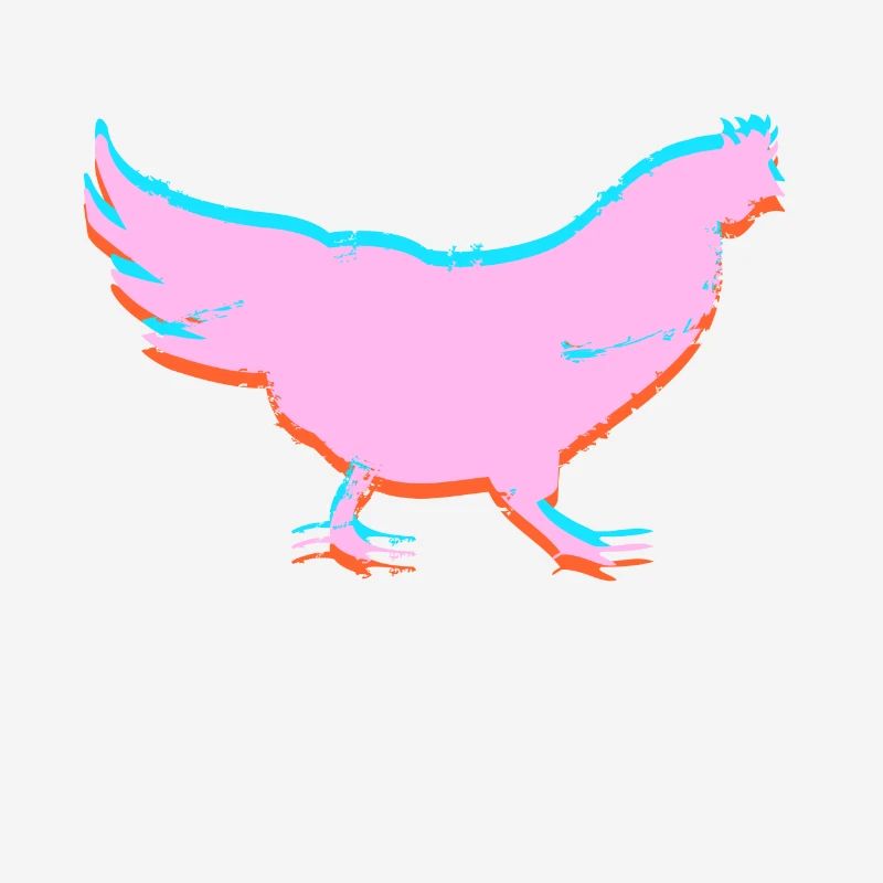 Chicken Chicken 3D Effect