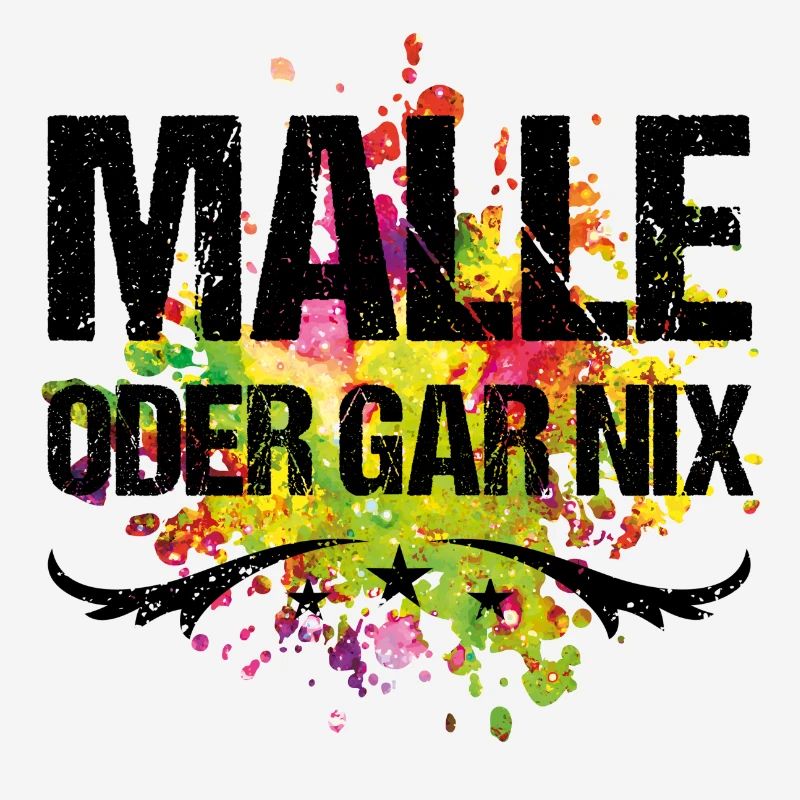 malle oder gar nix farbig