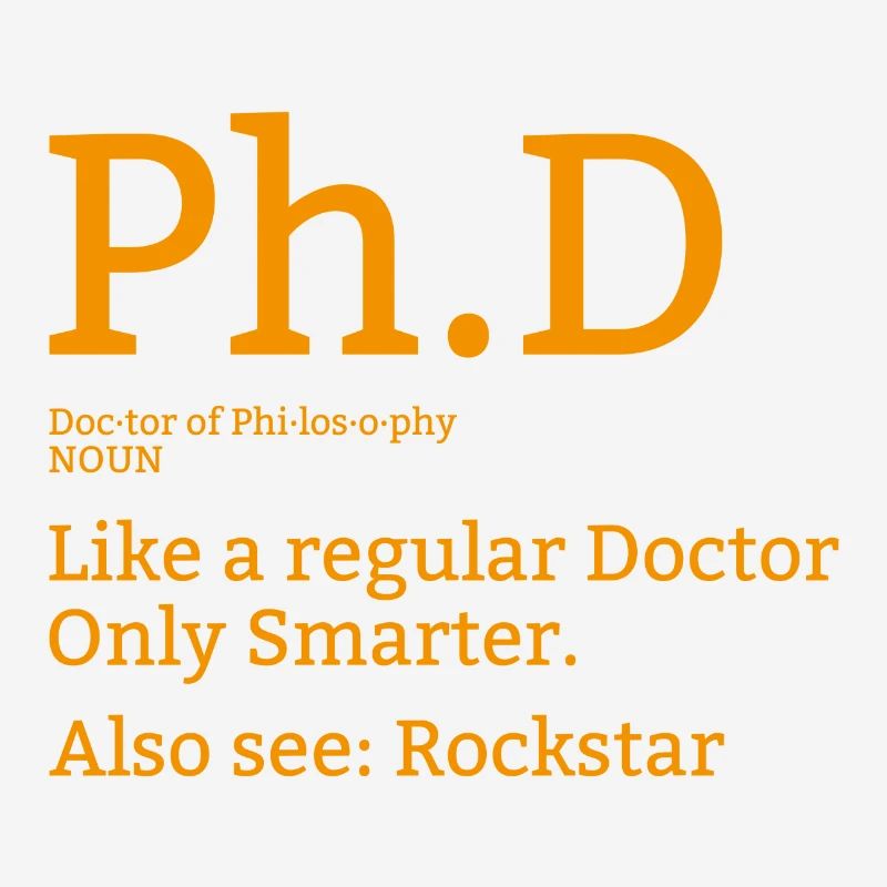 Phd Doktor Student Uni Spruch Geschenk