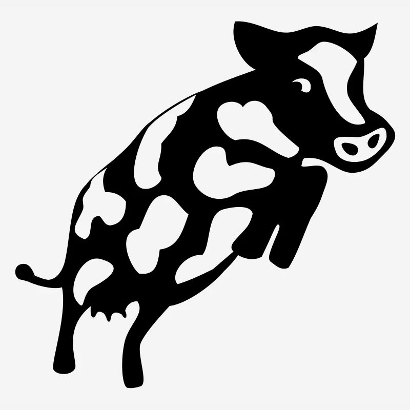 Vache sauteuse