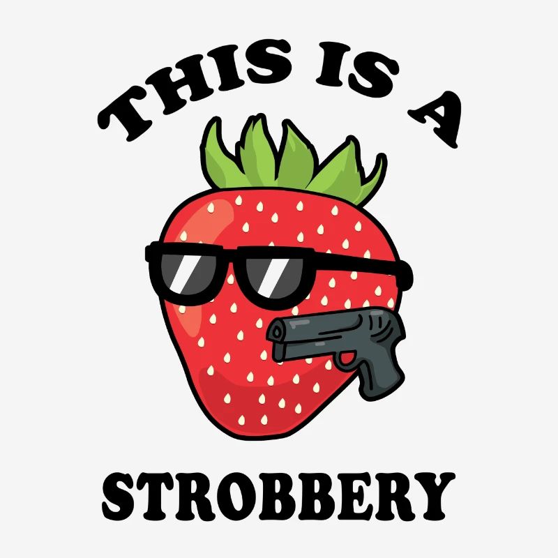 Erdbeere Raub Überfall Räuber Strobbery