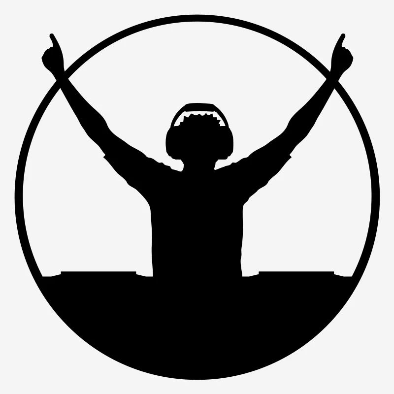 Ring DJ silhouette