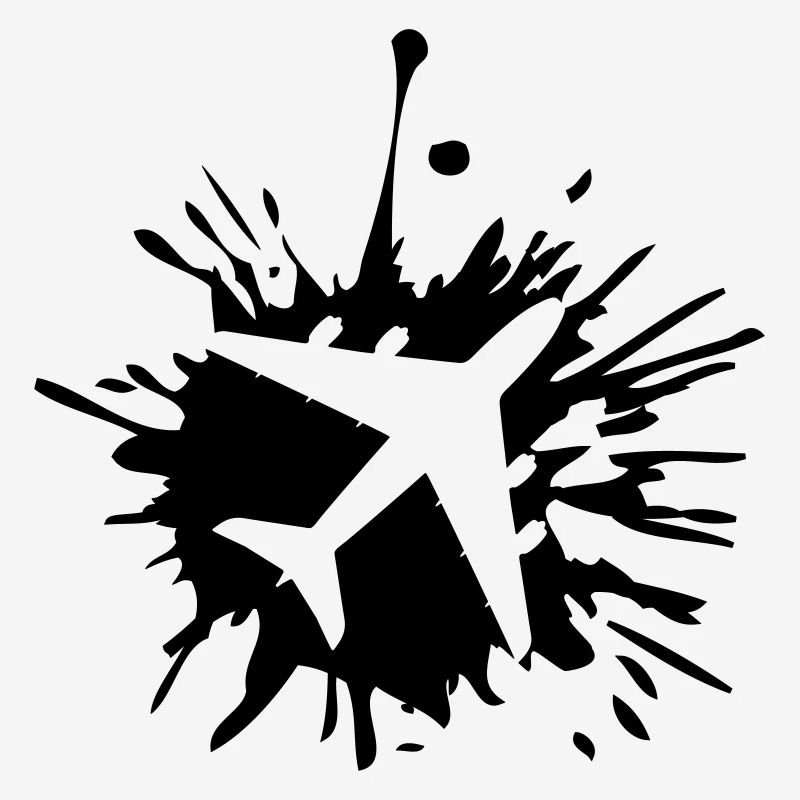 Drops airplane blobs