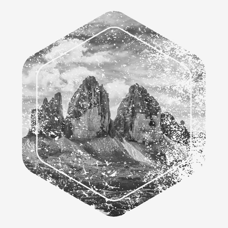 Three Peaks Dolomites Geometric shape Polygon
