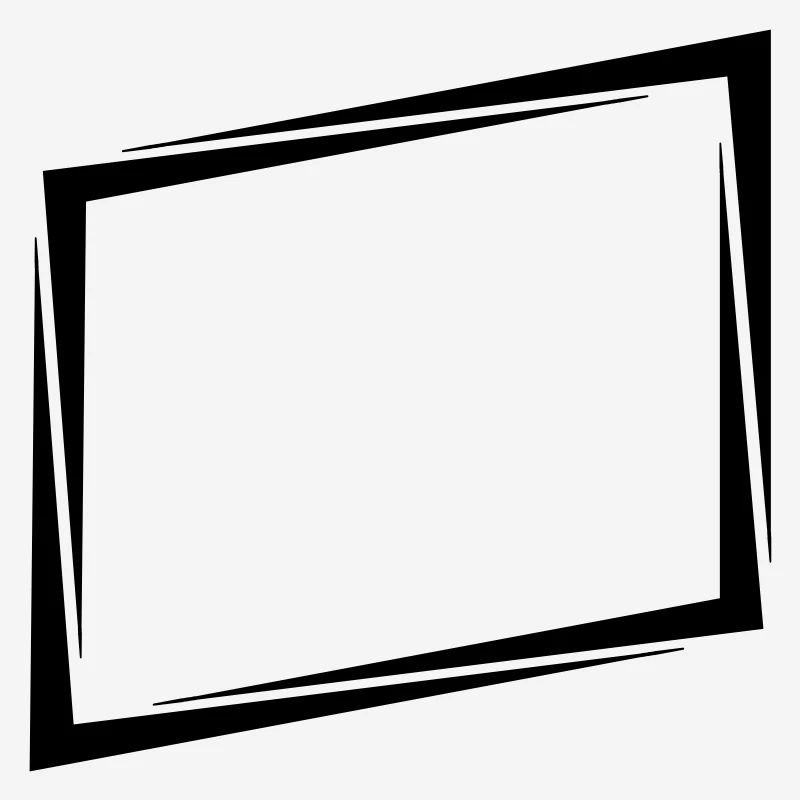 Cadre rectangle bouclier