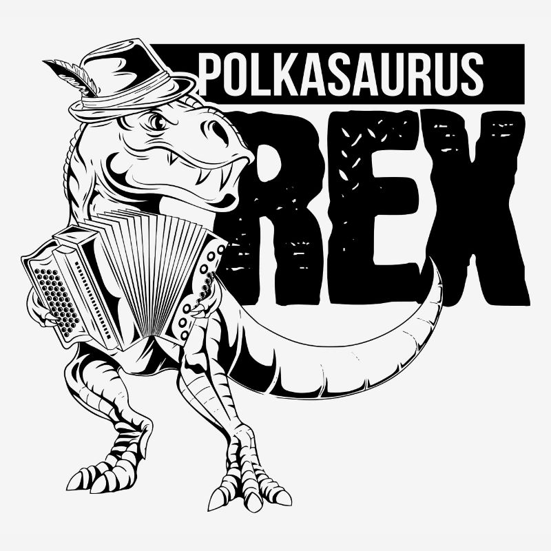Cadeau d'harmonica de Styrie Polkasaurus Rex
