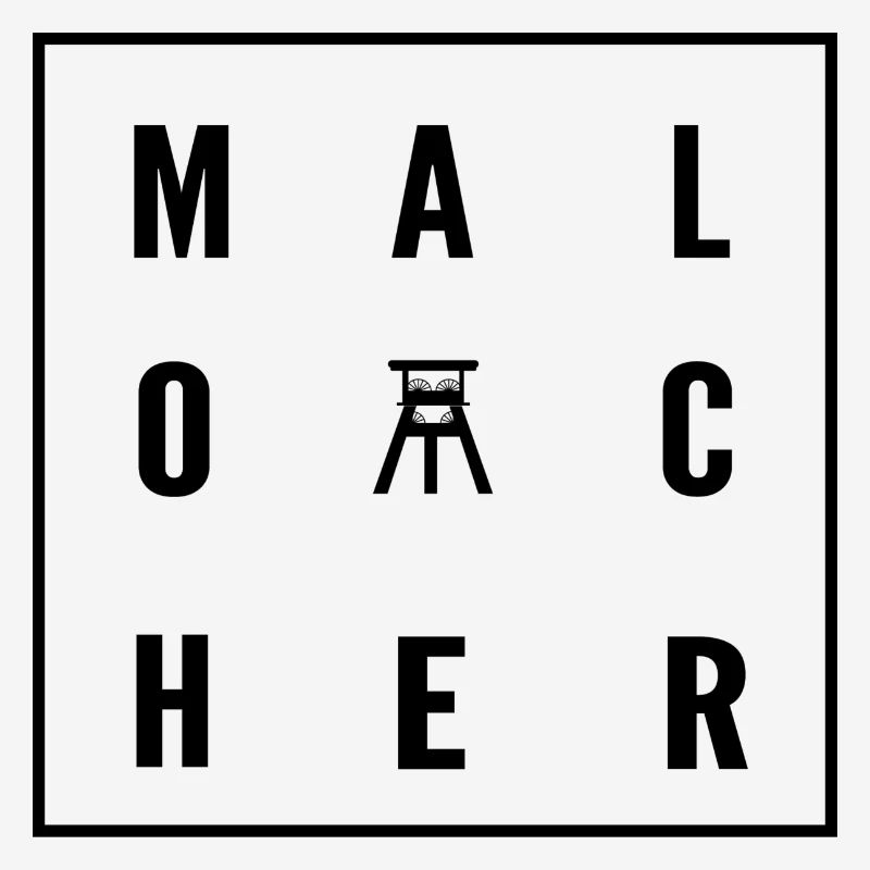 Malocher mit Förderturm