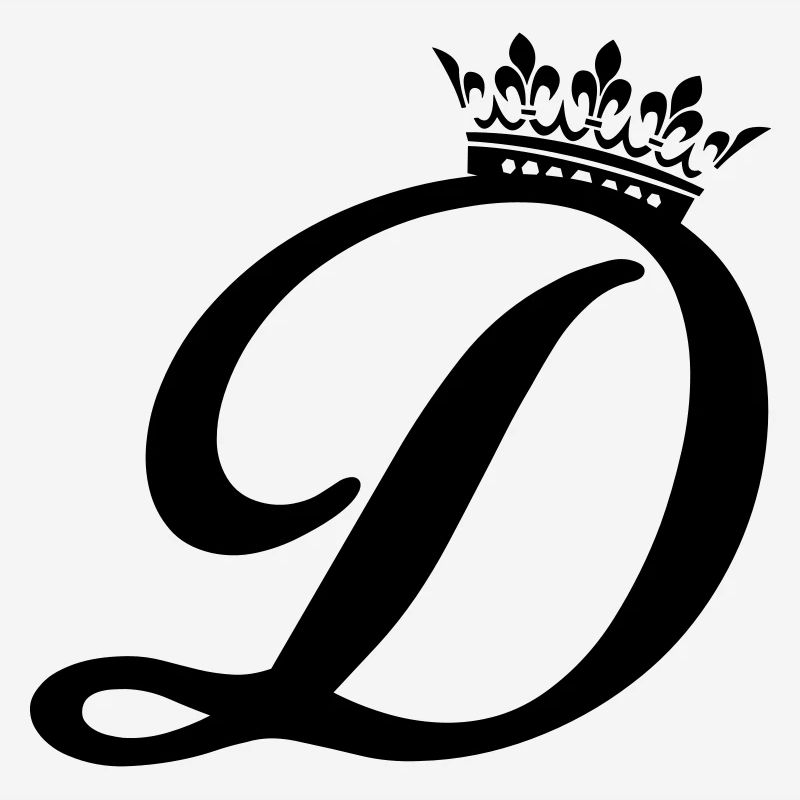 letter D crown