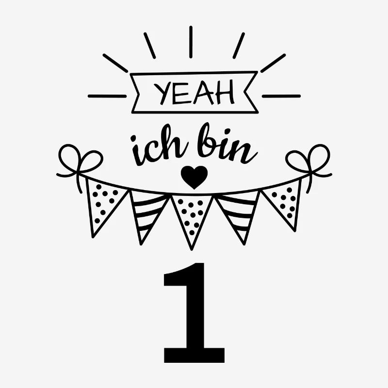 Yeah ich bin einer Geburtstag Geschenk Kinder