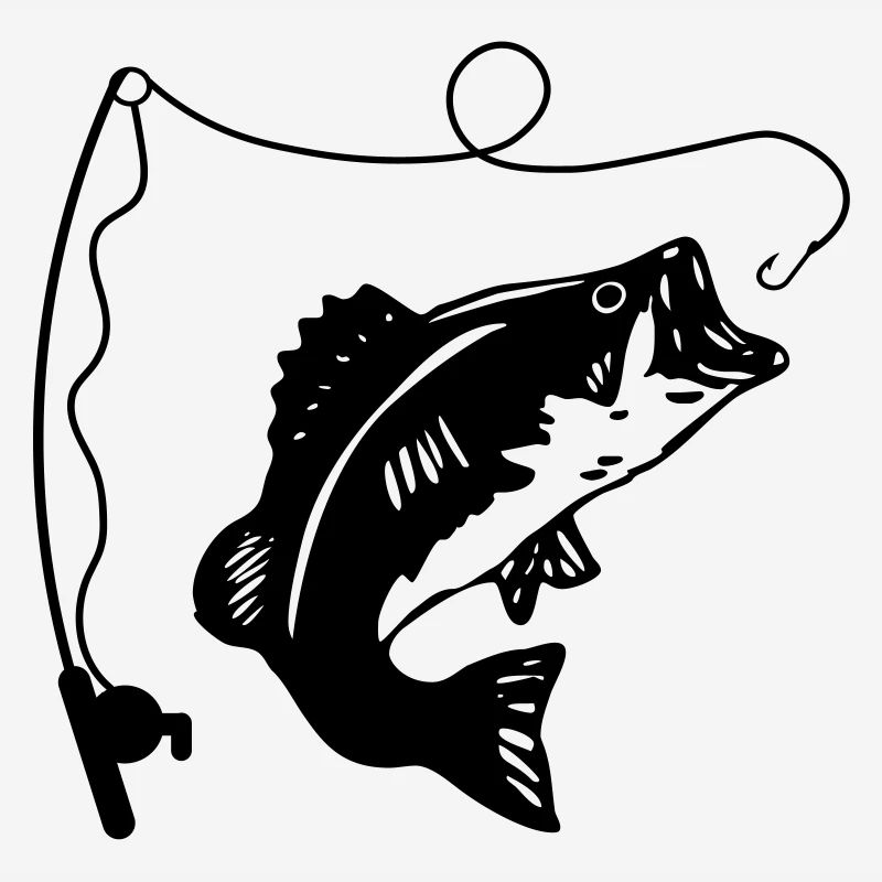 Fishing rod and fish