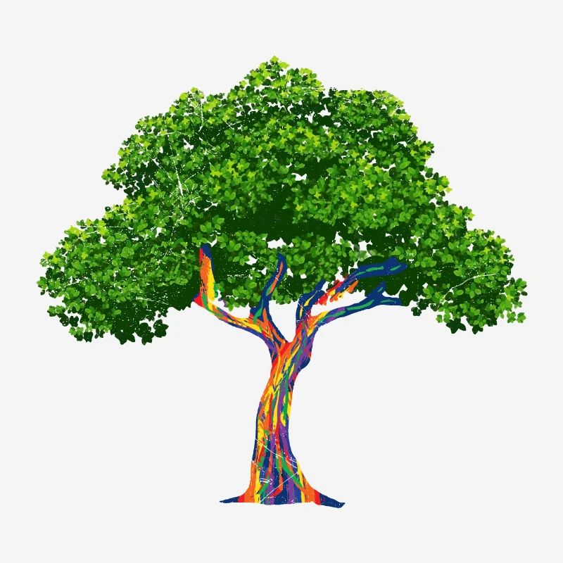 Rainbow Tree Arc-en-ciel-eucalyptus cadeau