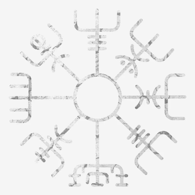 Vegvisir Viking Compass Celts Germanic Valhalla