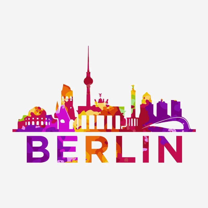 Berlin Skyline Impression Souvenir Cadeau Idée