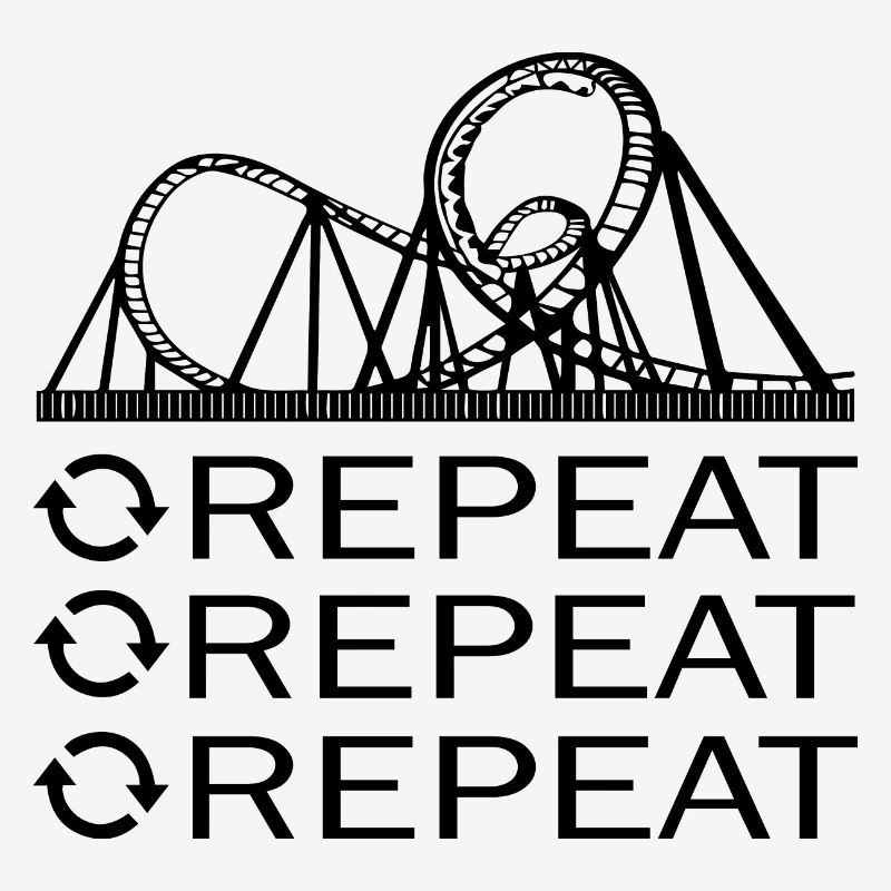 Rollercoaster Achterbahn